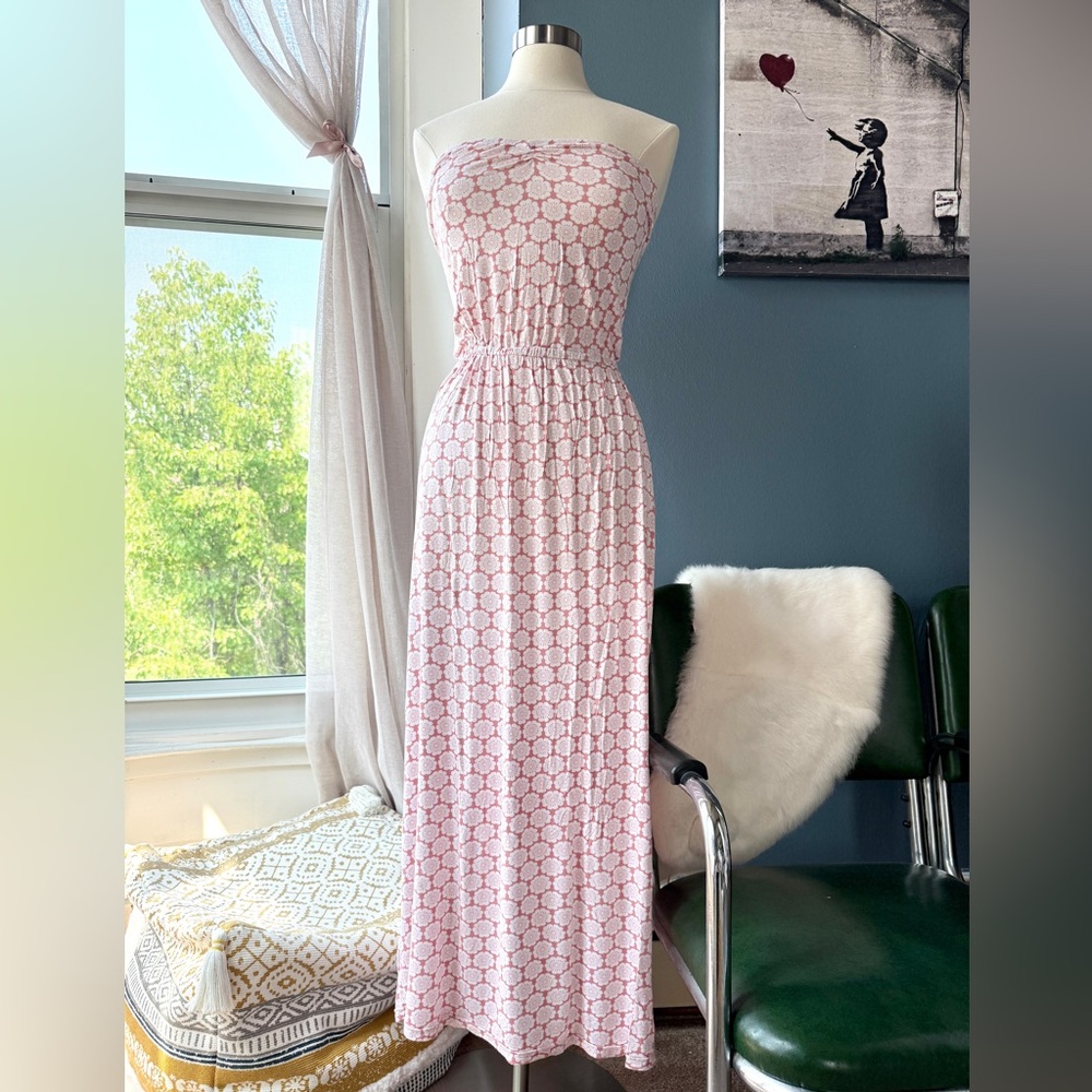 Muse Pink Strapless Dress